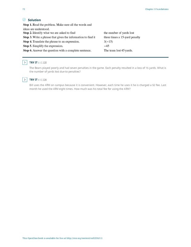 Elementary Algebra - 