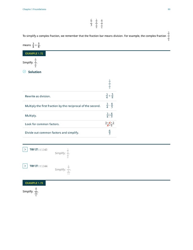 Elementary Algebra - 