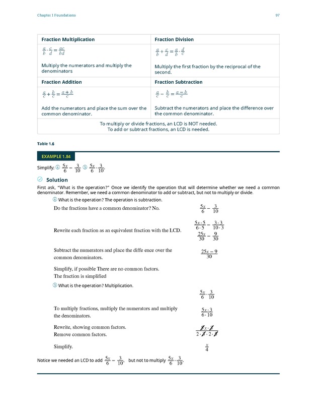 Elementary Algebra - 