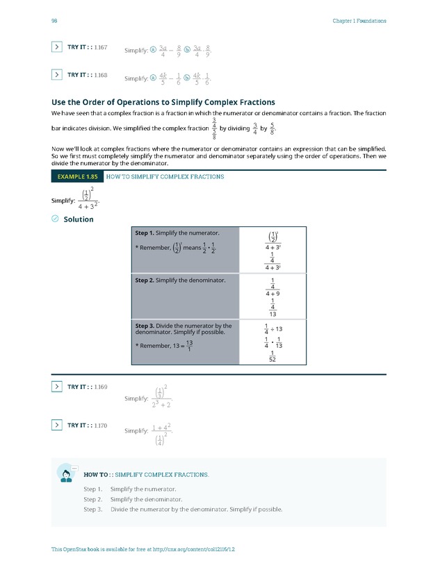Elementary Algebra - 