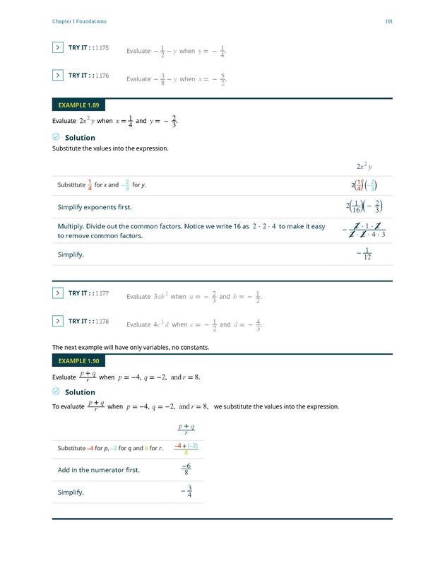 Elementary Algebra - 