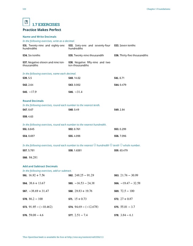 Elementary Algebra - 
