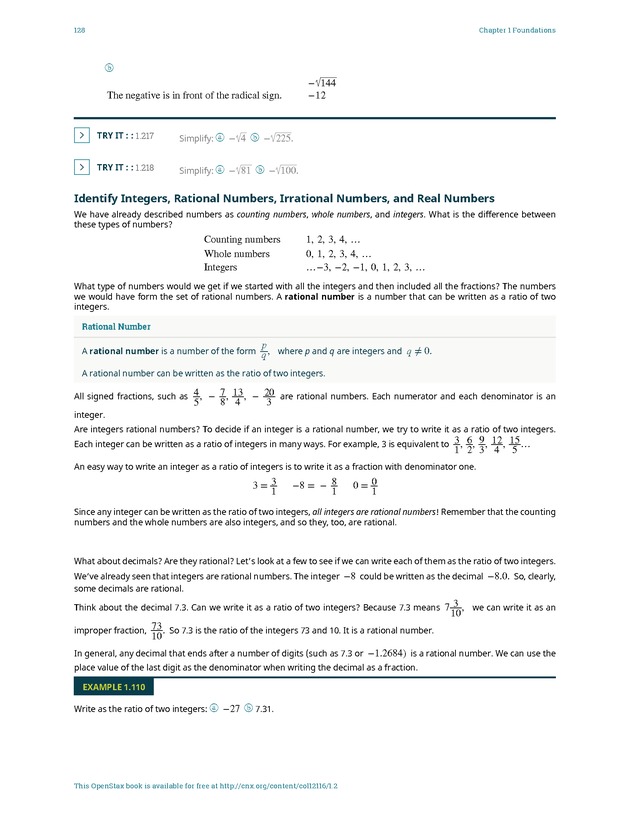 Elementary Algebra - 