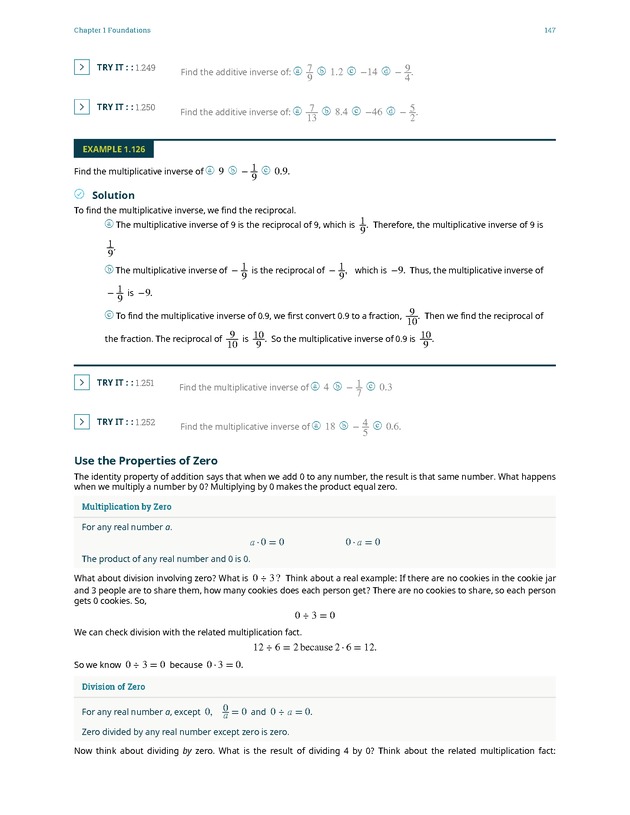 Elementary Algebra - 
