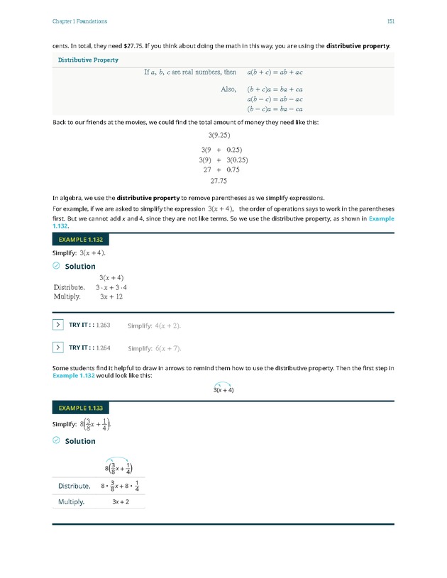 Elementary Algebra - 