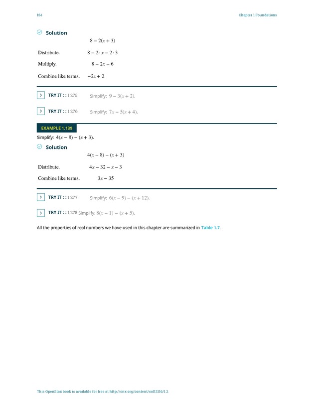 Elementary Algebra - 