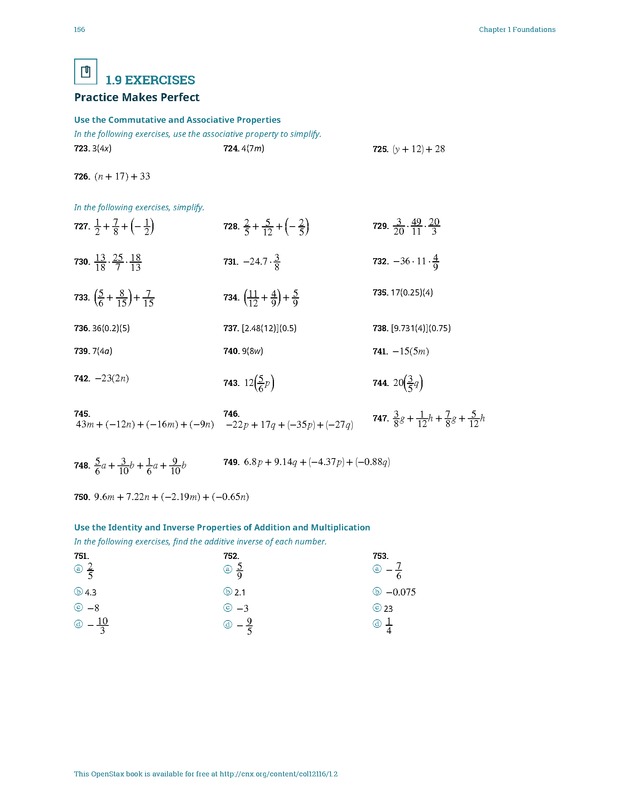 Elementary Algebra - 