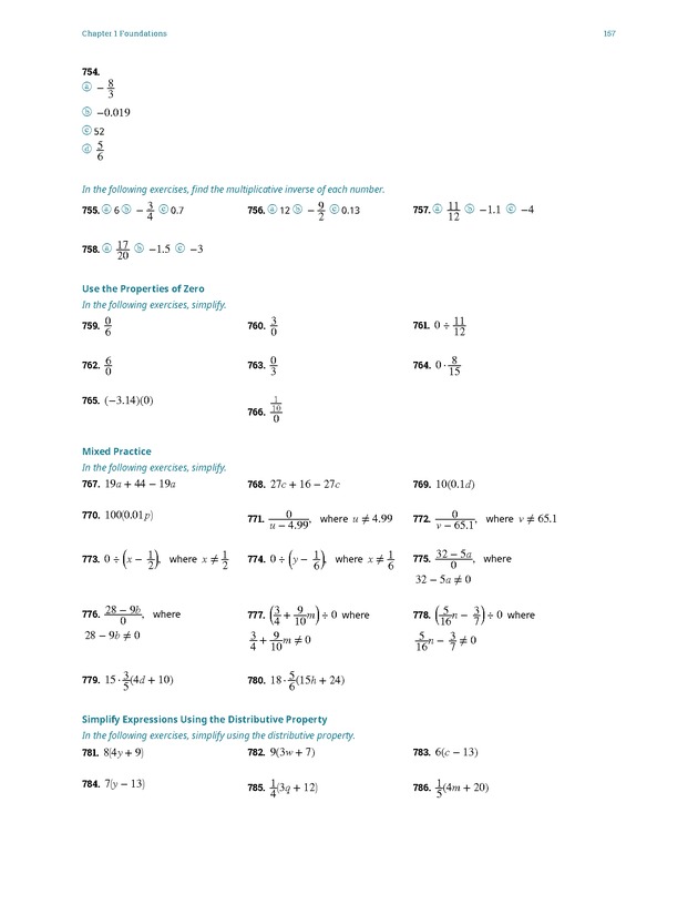 Elementary Algebra - 