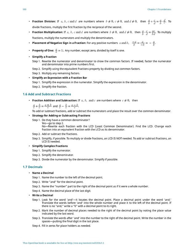 Elementary Algebra - 