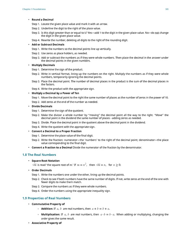 Elementary Algebra - 