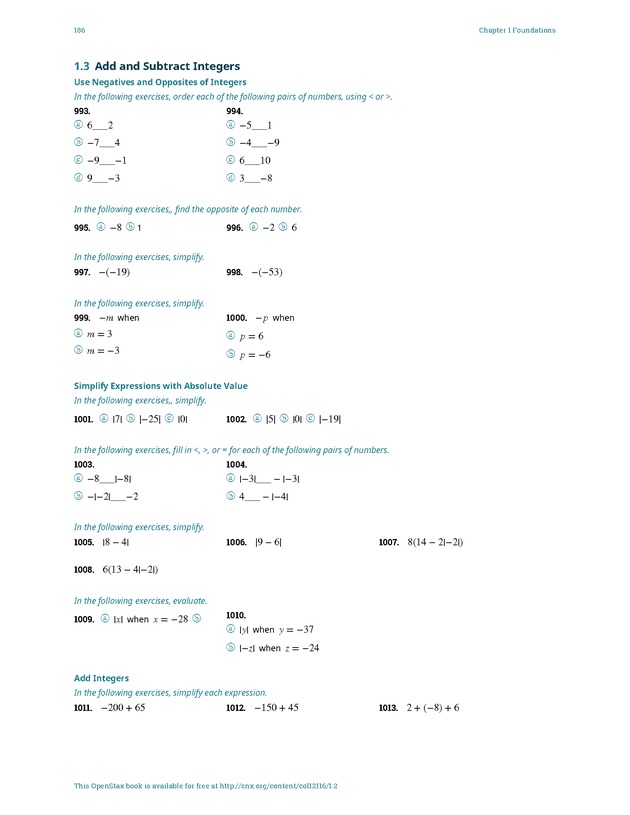 Elementary Algebra - 