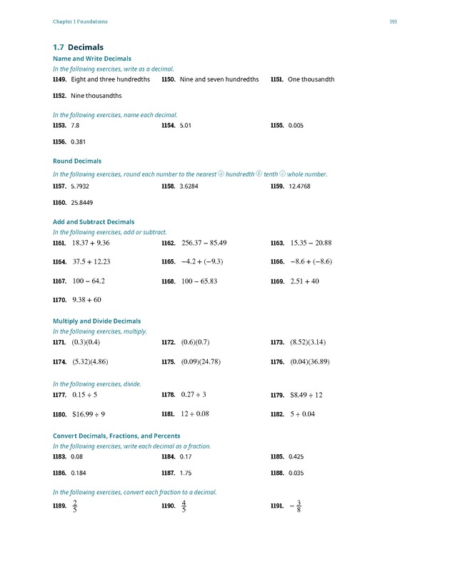 Elementary Algebra - 