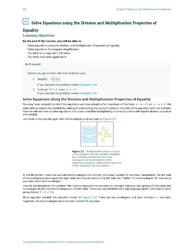Elementary Algebra - 