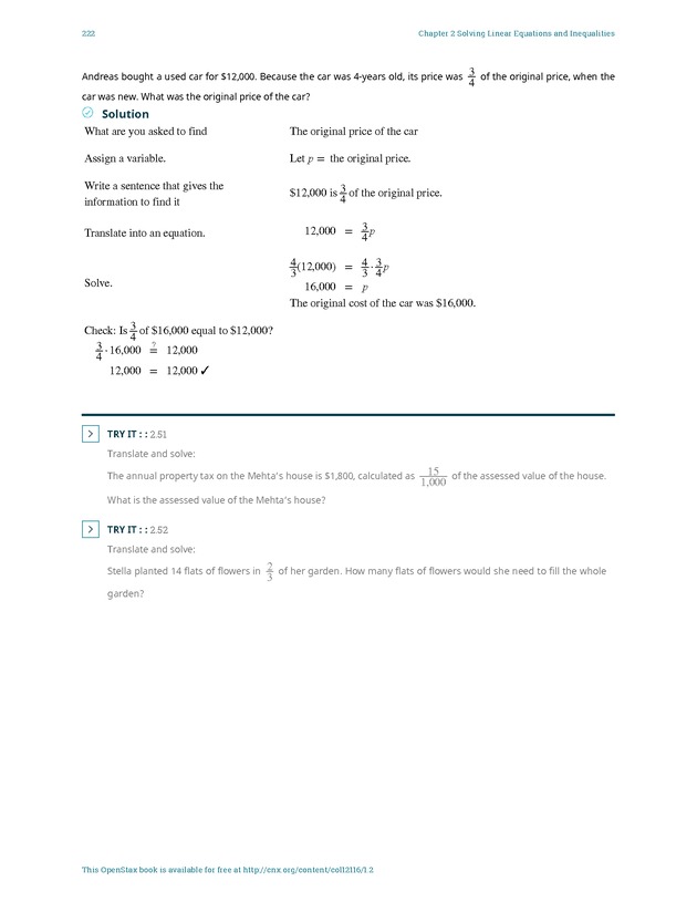 Elementary Algebra - 