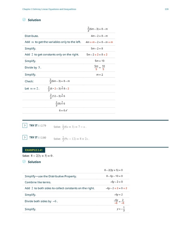 Elementary Algebra - 