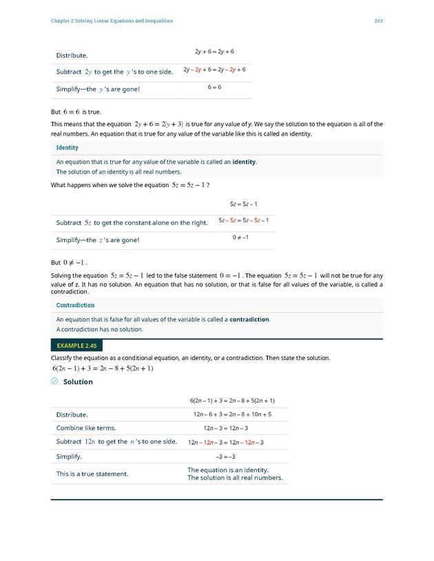 Elementary Algebra - 