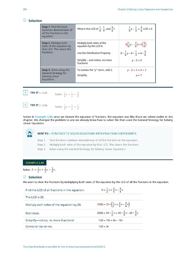 Elementary Algebra - 