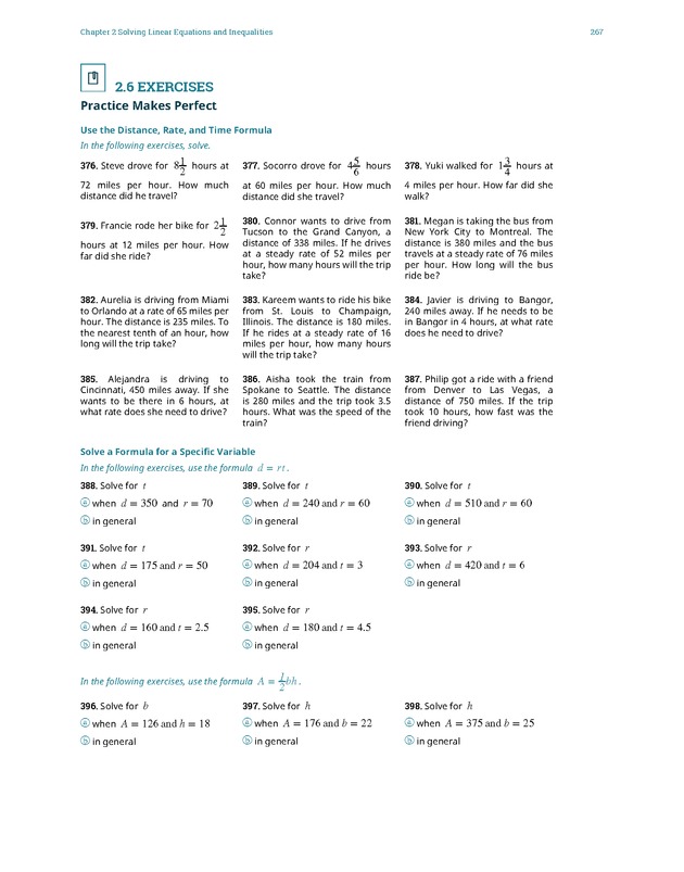 Elementary Algebra - 