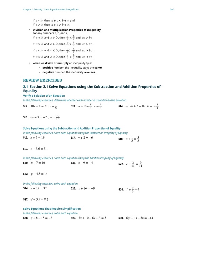 Elementary Algebra - 