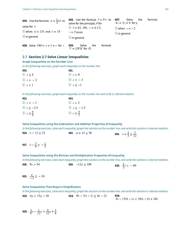 Elementary Algebra - 