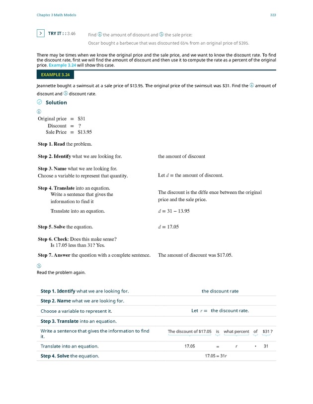 Elementary Algebra - 