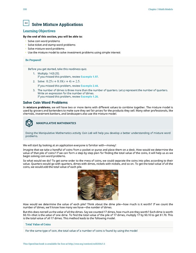 Elementary Algebra - 