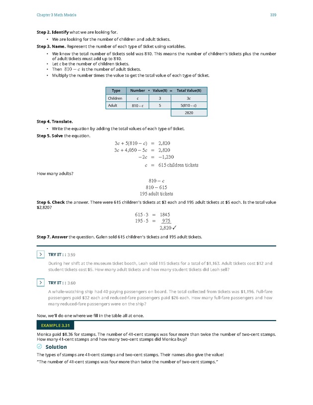 Elementary Algebra - 