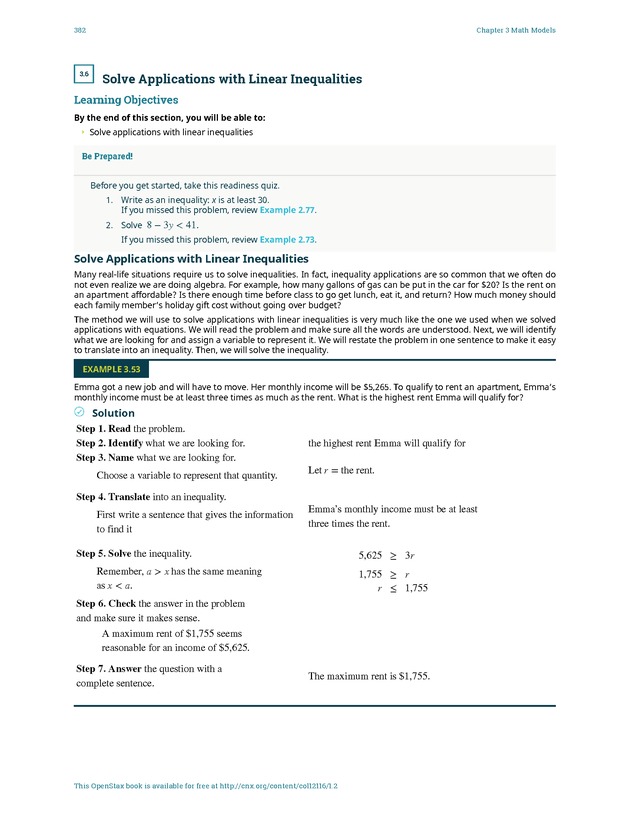 Elementary Algebra - 