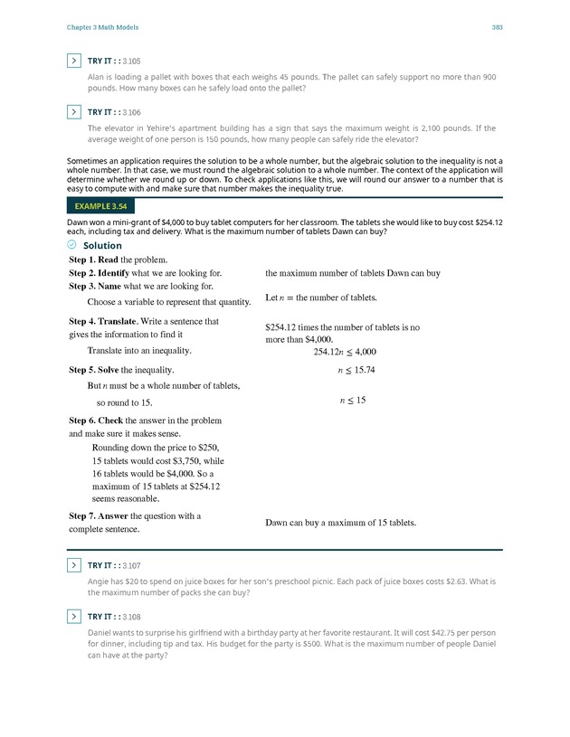 Elementary Algebra - 