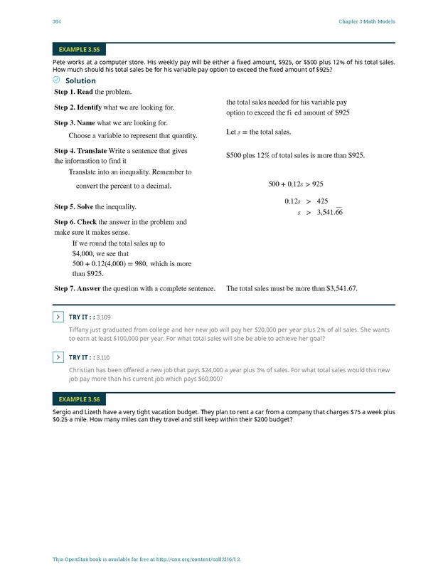 Elementary Algebra - 