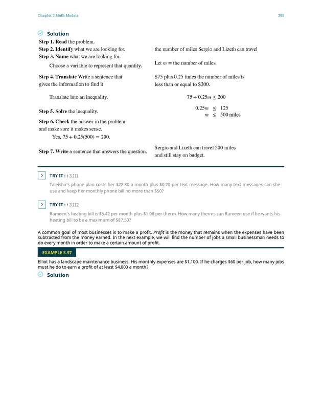 Elementary Algebra - 