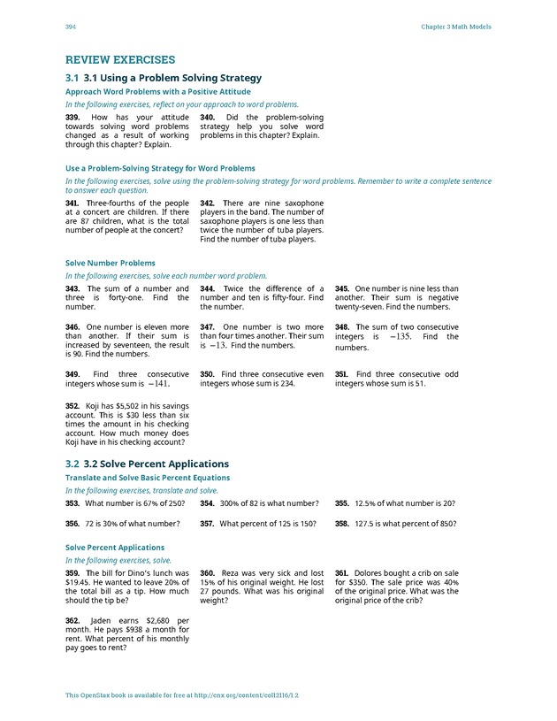 Elementary Algebra - 