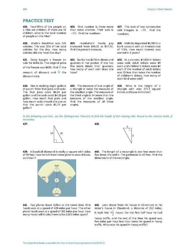 Elementary Algebra - 