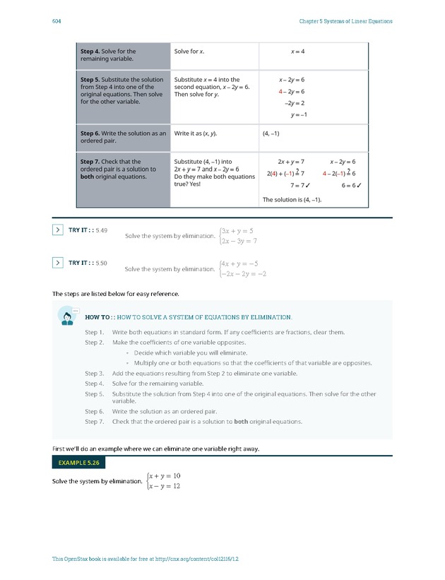 Elementary Algebra - 