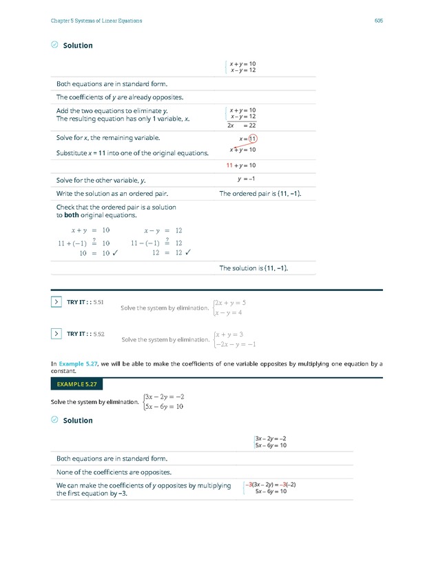 Elementary Algebra - 