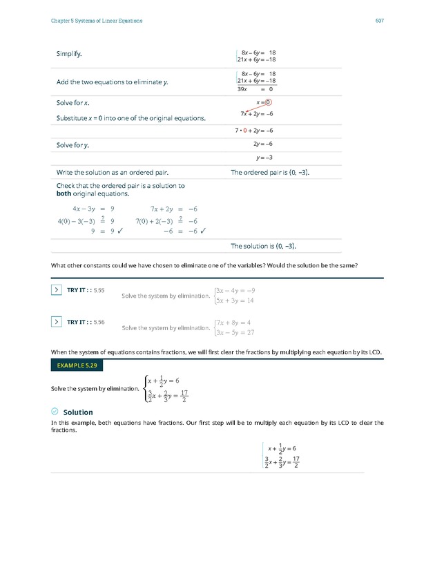 Elementary Algebra - 