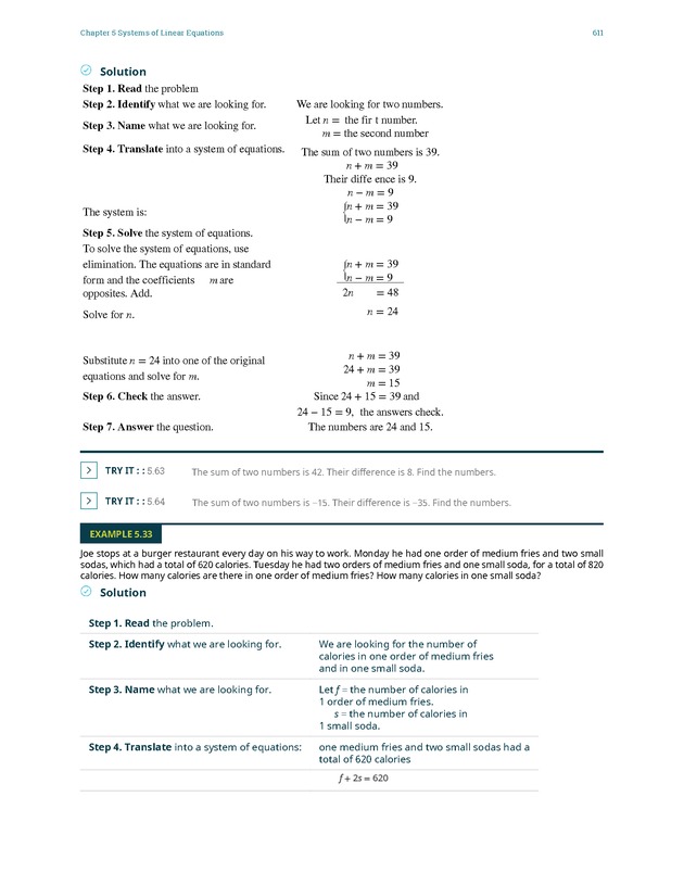 Elementary Algebra - 