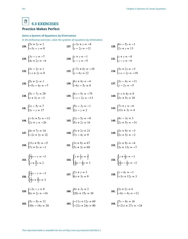 Elementary Algebra - 
