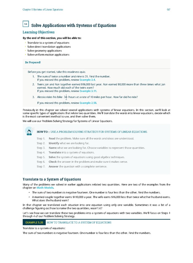 Elementary Algebra - 