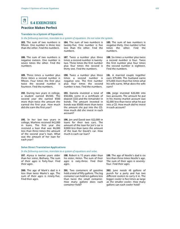 Elementary Algebra - 