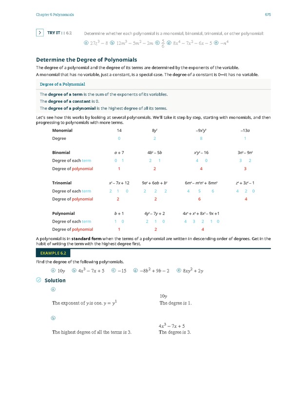 Elementary Algebra - 