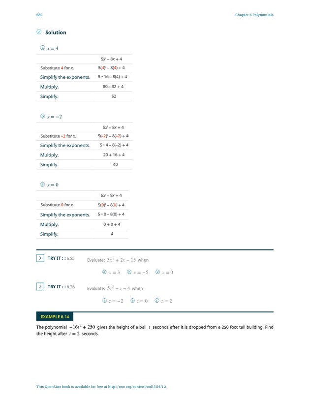 Elementary Algebra - 