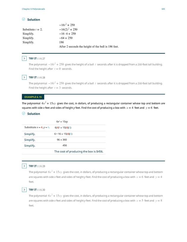 Elementary Algebra - 