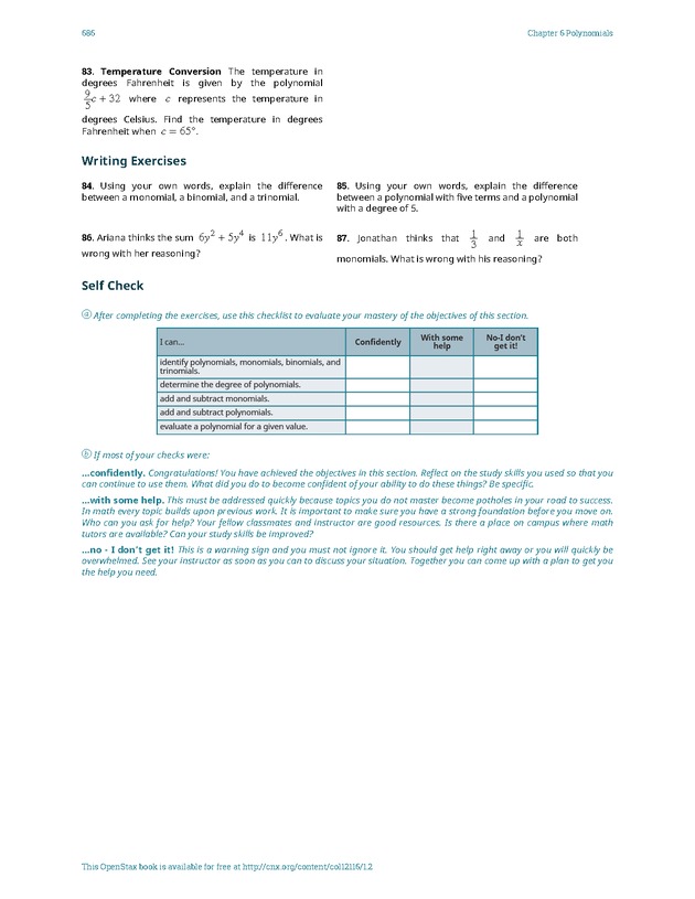 Elementary Algebra - 