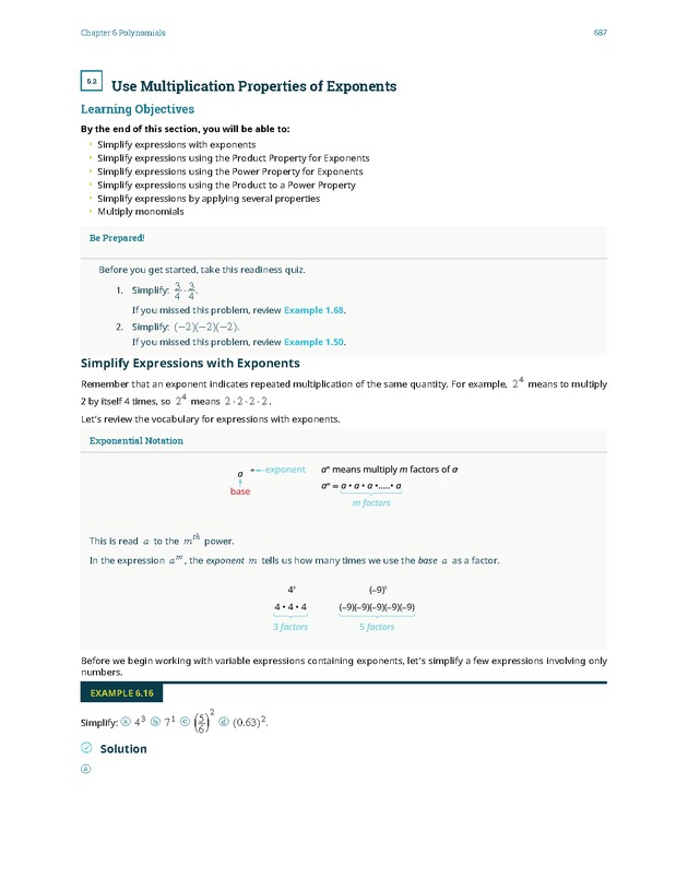 Elementary Algebra - 