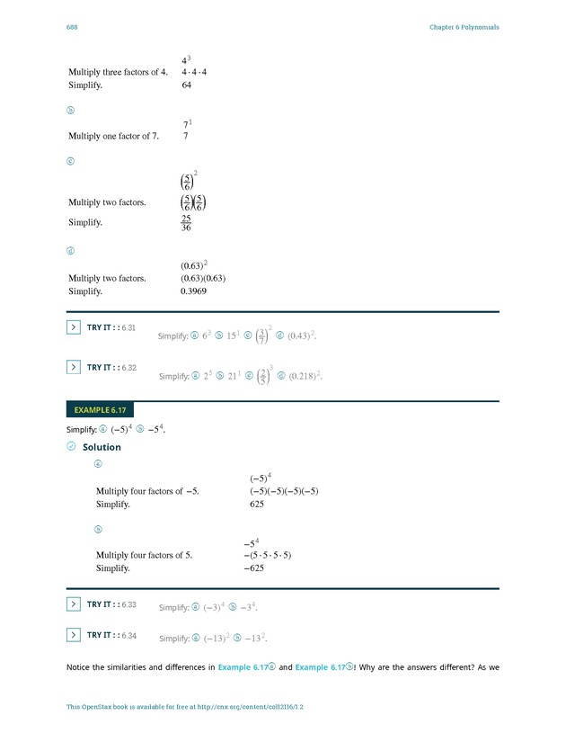 Elementary Algebra - 