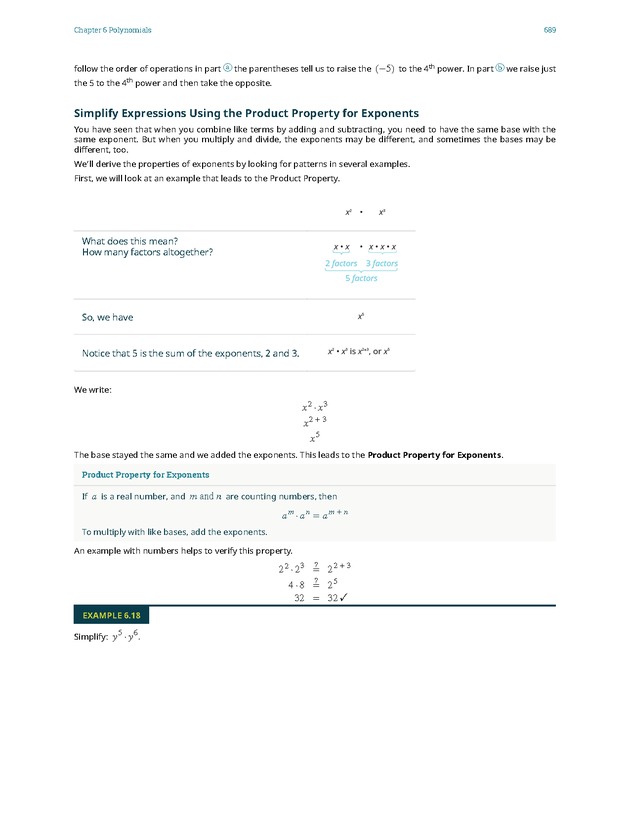 Elementary Algebra - 