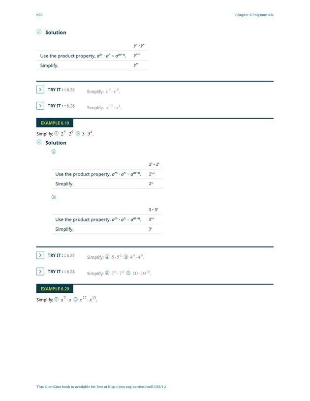 Elementary Algebra - 