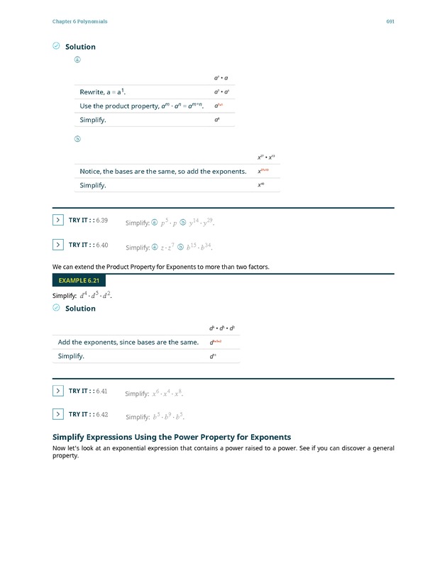 Elementary Algebra - 
