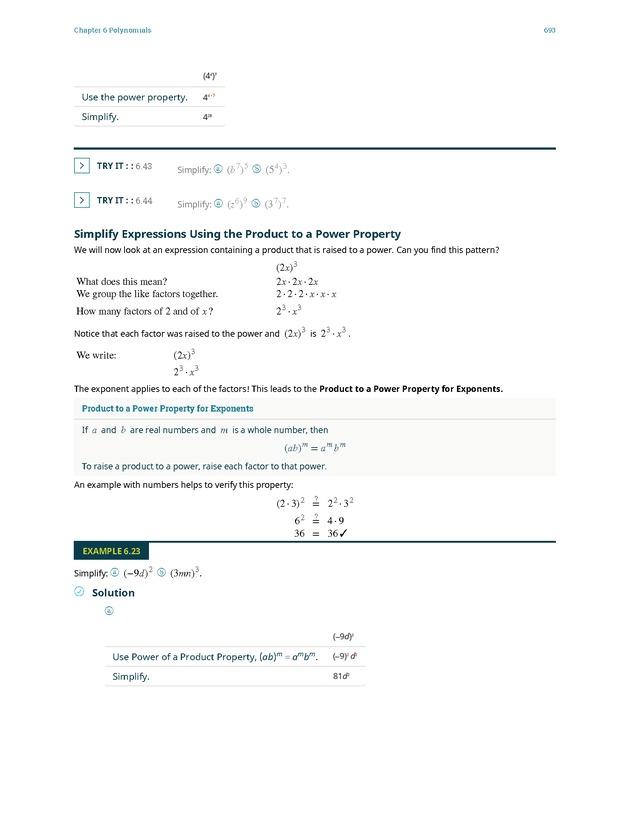 Elementary Algebra - 